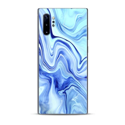 IT'S A SKIN Skins Decal Wrap for Samsung Note 10 Plus Blue Marble Rocks Glass