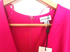 * Damen STYLE CHEAT Hot Pink Anlass Kleid Größe 16