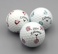 3 Callaway Chrome Soft Truvis Custom Logo Mix CT97
