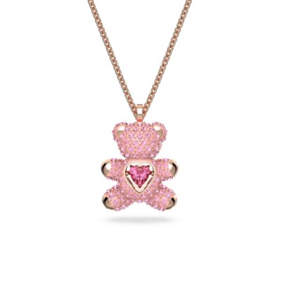 NWB Swarovski Teddy pendant Bear, Pink, Rose gold-tone plated - 5642976