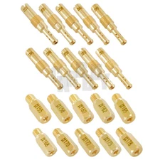 10Pcs Main Jet kit & 10Pcs Set Slow Pilot Jet For PWK Keihin OKO CVK Carburetor