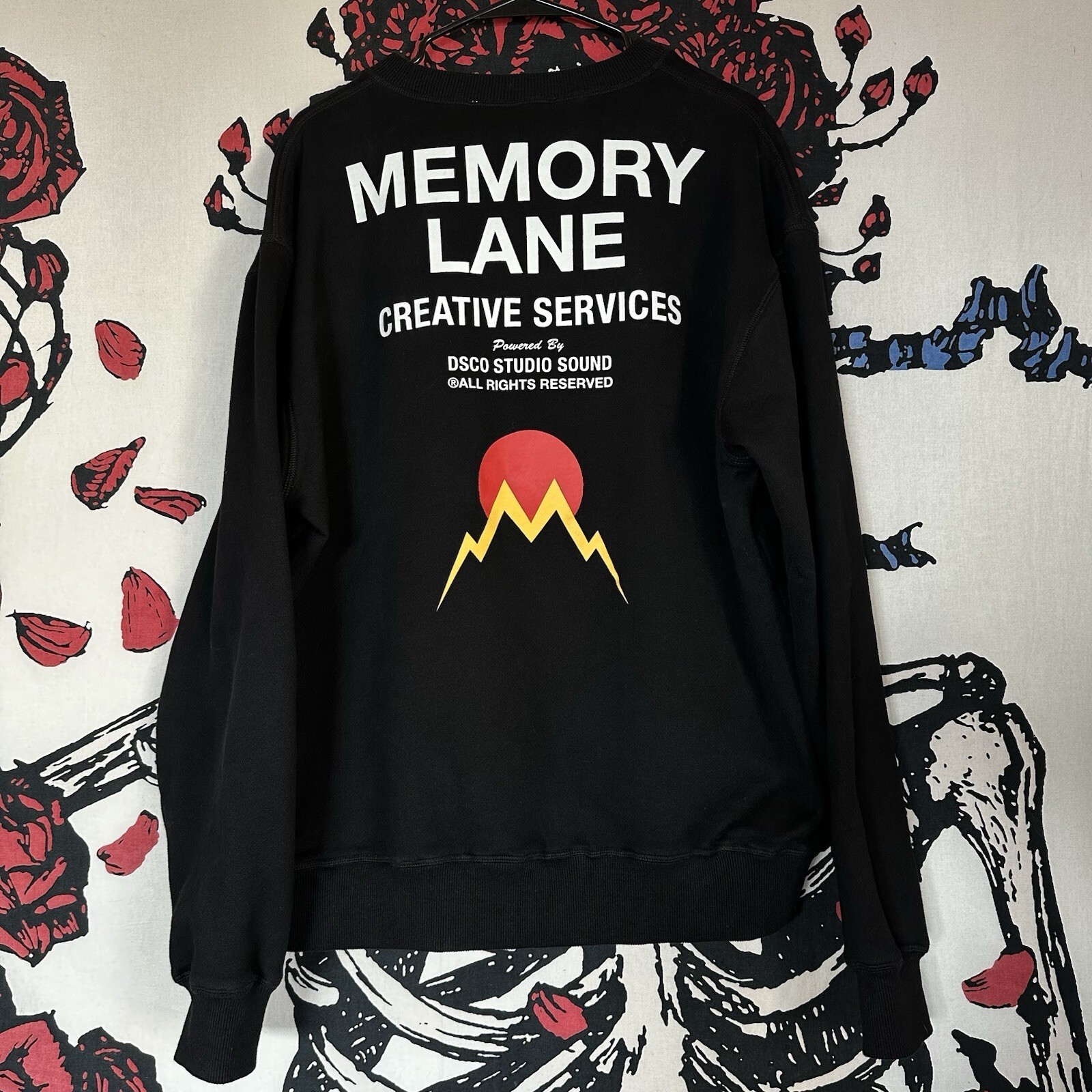 Memory Lane Creative Services Black Crewneck Swea… - image 3