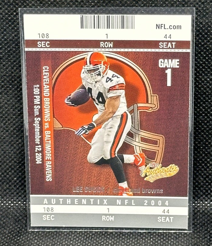 Lee Suggs 2004 Fleer Authentix #32 Cleveland Browns