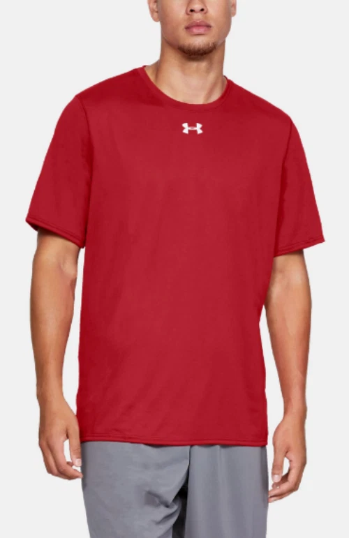 Under armour Coupe Ample Homme Chemise Manche Courte, Rouge, Taille S - Photo 2/3
