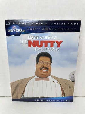 The Nutty Professor (1996) Blu-ray and DVD New with Slipcover Eddie Murphy 100