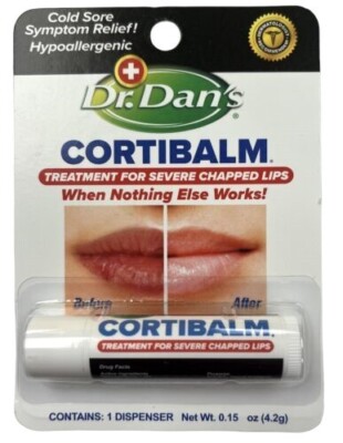 Dr Dans Cortibalm Lip Balm for Chapped Lips --