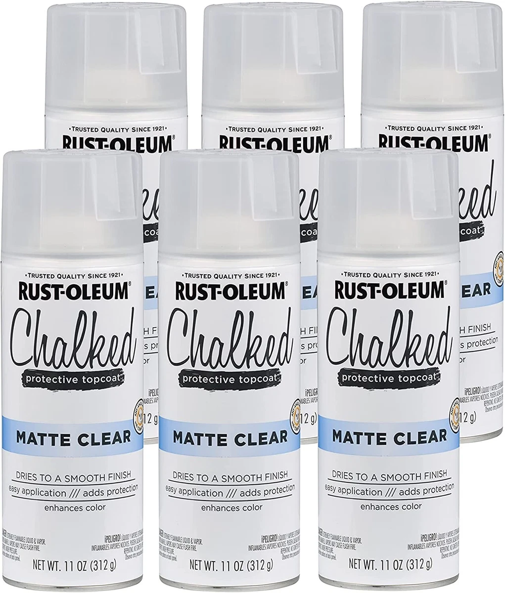 Rustoleum chalked matte shop clear spray