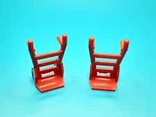 LEGO Minifigure Tool RED HAND CART w/Black Wheels Handcart Truck  Dolly lot of 2
