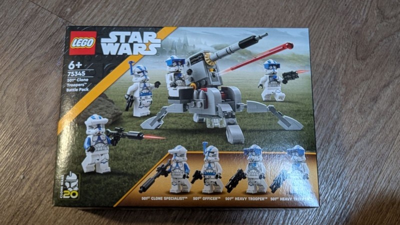Lego Star Wars 501st Clone Troopers Battle Pack 75345