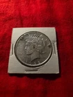 1922 US PEACE SILVER DOLLAR, 1964 KENNEDY 50 CENT, LINCOLN HEAD CENT FOLDER