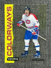 Serge Savard 2024-25 Upper Deck Synergy Hockey Colorways Neon Yellow #L-95