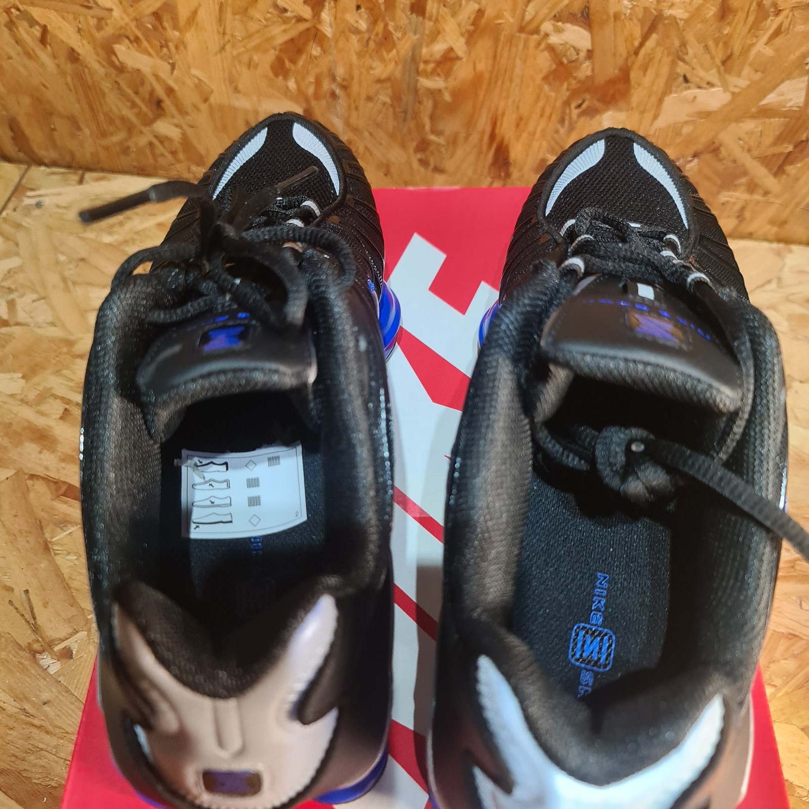 Men’s Nike Shox TL Black/blue Metallic Silver UK size 8 Trainers BNIB image 10