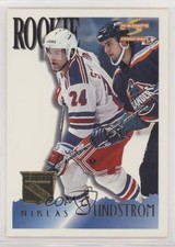 1995-96 Pinnacle Summit Rookie Niklas Sundstrom #187 5ui