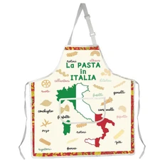 Italian Pasta Kitchen Apron Pasta Lover Gift Italy Cooking Apron Italian Chef...