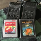 Atari 2600 Dig Dug Star Raiders game lot + Video Touch Pad Controller x 2