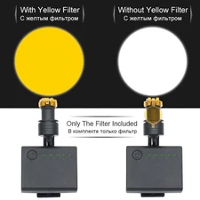 Dental Loupe Yellow Filter for LED Headlamp Optical Magnifier Accessories