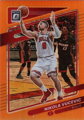 Nikola Vucevic 2020-21 Panini Donruss Optic Prizm 9/199 Jersey Number 1/1