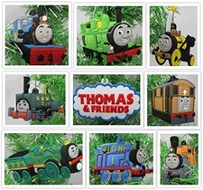 Thomas The Train Deluxe Christmas Ornament Set with Thomas and Friends