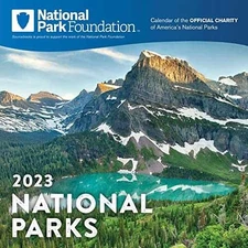 2023 National Park Foundation Wall - Calendar, by National Park Foundation - New