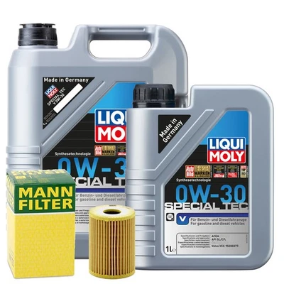 Motoröl 0W30 LIQUI MOLY Special Tec V 6L +MANN Ölfilter