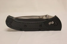 Benchmade 10210 Mini-Ambush Plain Edge AUS8 Mel Pardue Folding Pocket Knife F4B9
