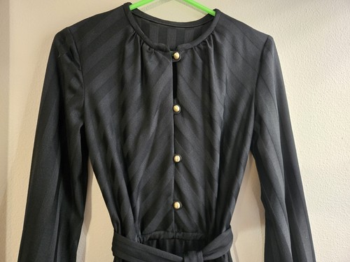 Joan Curtis Damen M/L Kleid Vintage Maxi Gürtel 60er Union Made - Bild 3 von 8