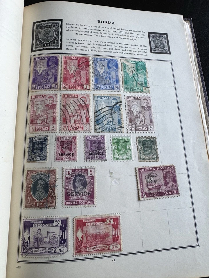 Álbum de estampillas diplomáticas vintage-Commonwealth-200p-Excelente CV Foto 3 de 4