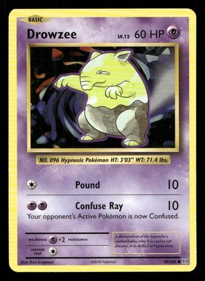 Drowzee 49/108 Evolutions NM/M Pokemon