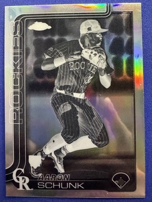 2025 Topps Chrome - Aaron Schunk #238 Negative Refractor (RC)