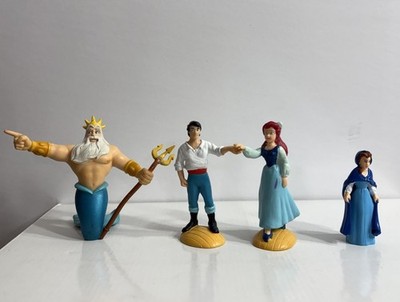 Applause The Little Mermaid Belle PVC 4 Action Figures lot Vintage Disney