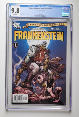 Seven Soldiers Frankenstein #1 CGC 9.8 White Pages Creature Commandos