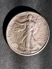 1945 D Walking Liberty Silver Half Dollar