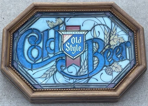 Vintage 1981 House Of Heilemann Cold Beer Series Old Style Lighted Beer Sign