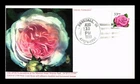 US COVER PINK CORAL ROSE FIRST DAY ISSUE HAND CANCEL GG CACHET