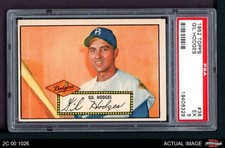 1952 Topps #36 Gil Hodges Dodgers HOF PSA 5 - EX