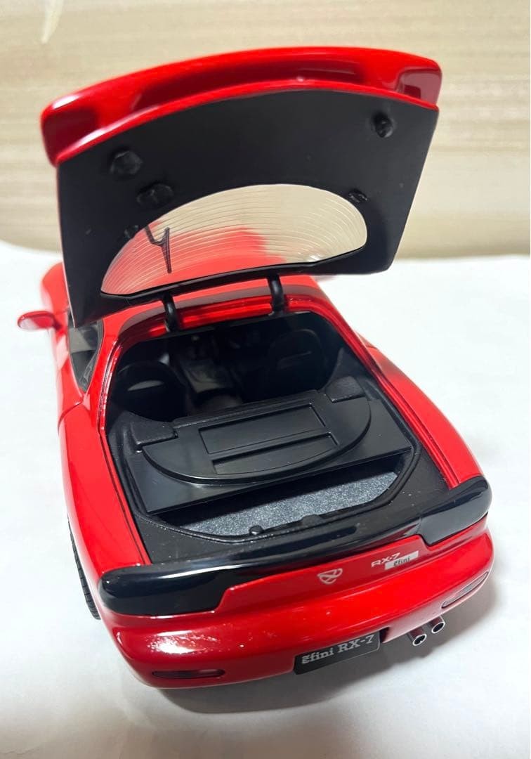 Kyosho 1/18 Mazda RX-7 FD3S 1995 Red Diecast Model Car New 08002R
