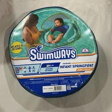 Swimways Premium-Baby-Springfloat With Sun Canopy 3-9 months Pack & Go Unopened
