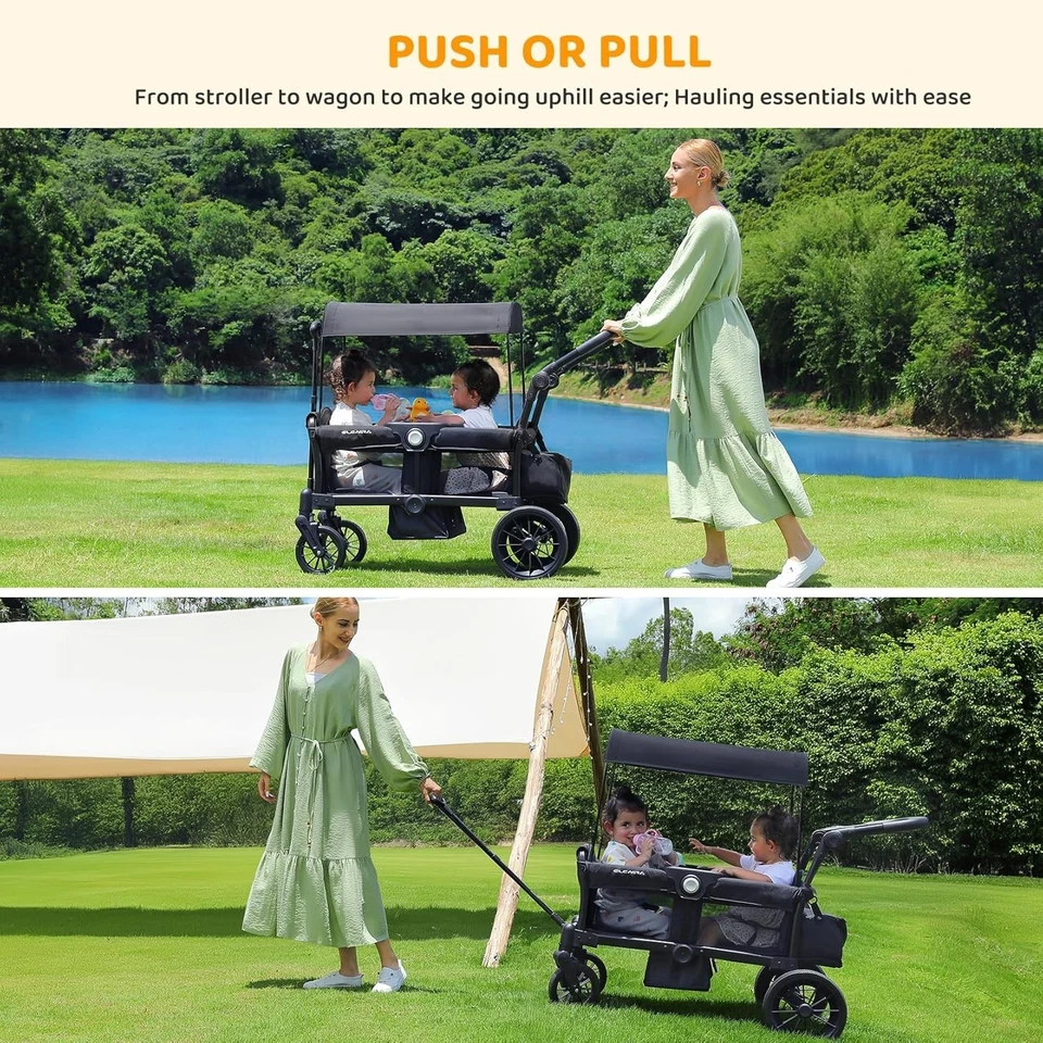 Collapsible Kids Wagon with Storage Bag - Image 4 of 4