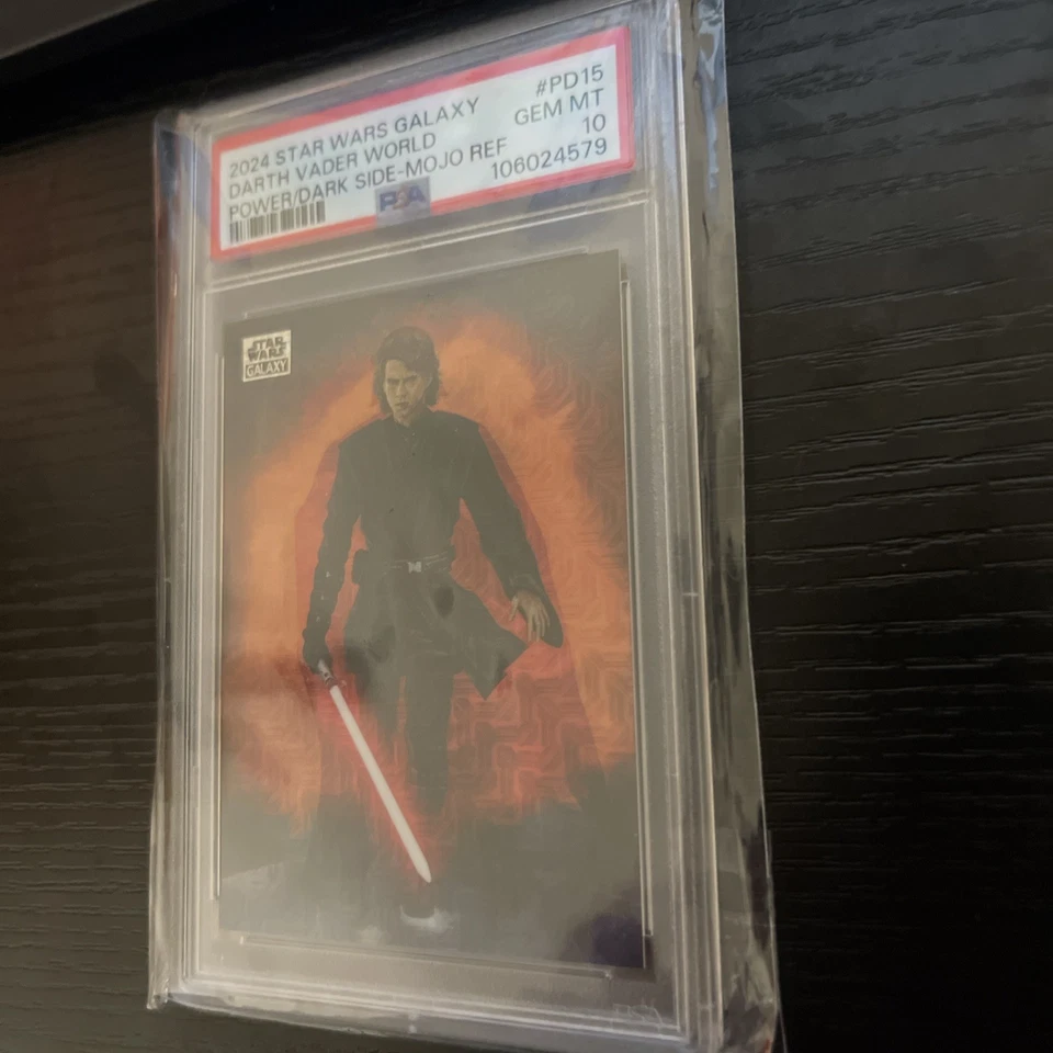 2024 Topps Star Wars Galaxy Mojo /50 Darth Vader World Between PD15 PSA 10 - Image 4 of 4