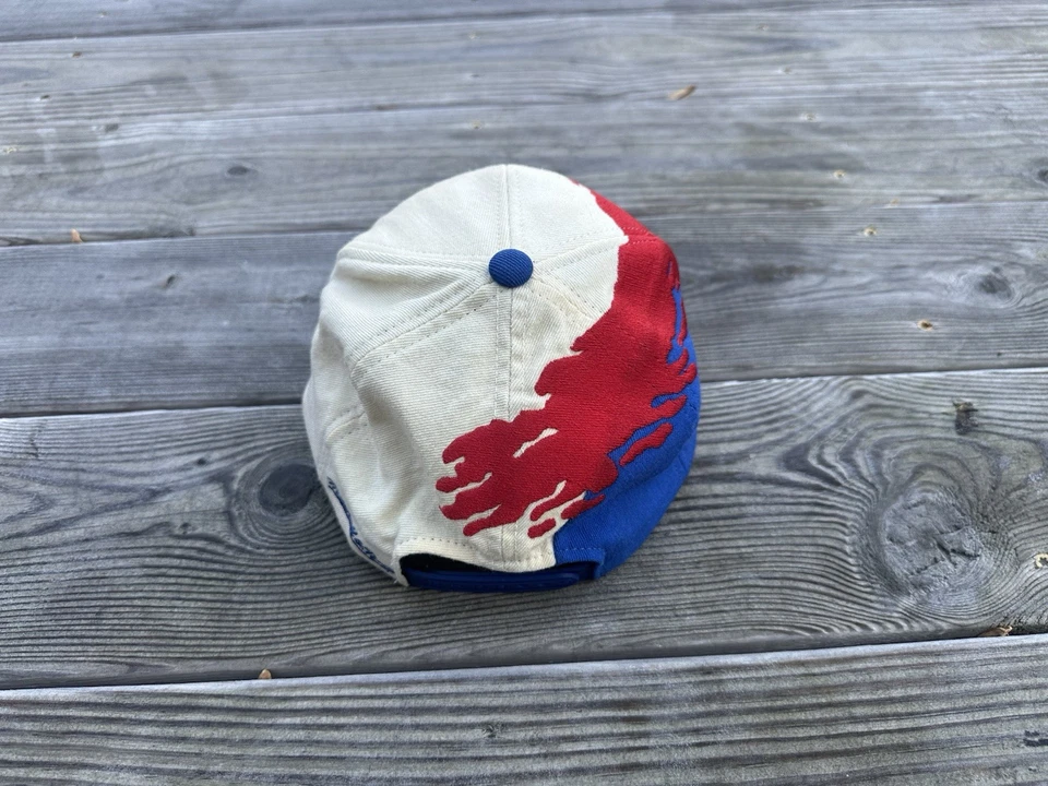 Sombrero de lana vintage Mitchell & Ness New York Giants adulto Splash SnapBack Foto 3 de 4