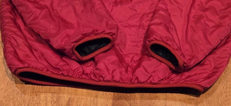 Vtg 90s Patagonia Puffball Pullover Jacket 1/2 Zip Made In USA Men's Small Red - Image 4 of 4