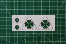 Adesivi Sticker logo Alfa Romeo Quadrifoglio Verde - Stampato (Mito...)