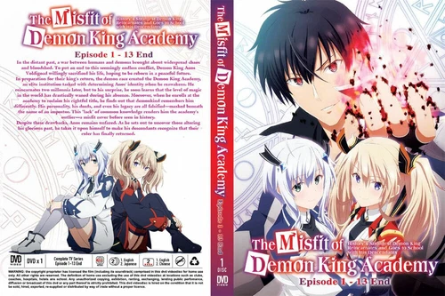 Anime The Misfit Of Demon King Academy Vol.1-13 End Dvd English Dubbed