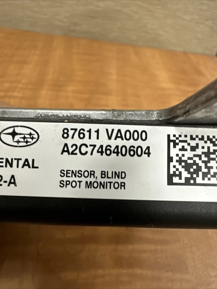 2016 17 SUBARU WRX FORESTER SENSOR DE DISTÂNCIA DE RADAR 87611VA000 FABRICANTE DE EQUIPAMENTO ORIGINAL ►M54 - Imagem 3 de 4