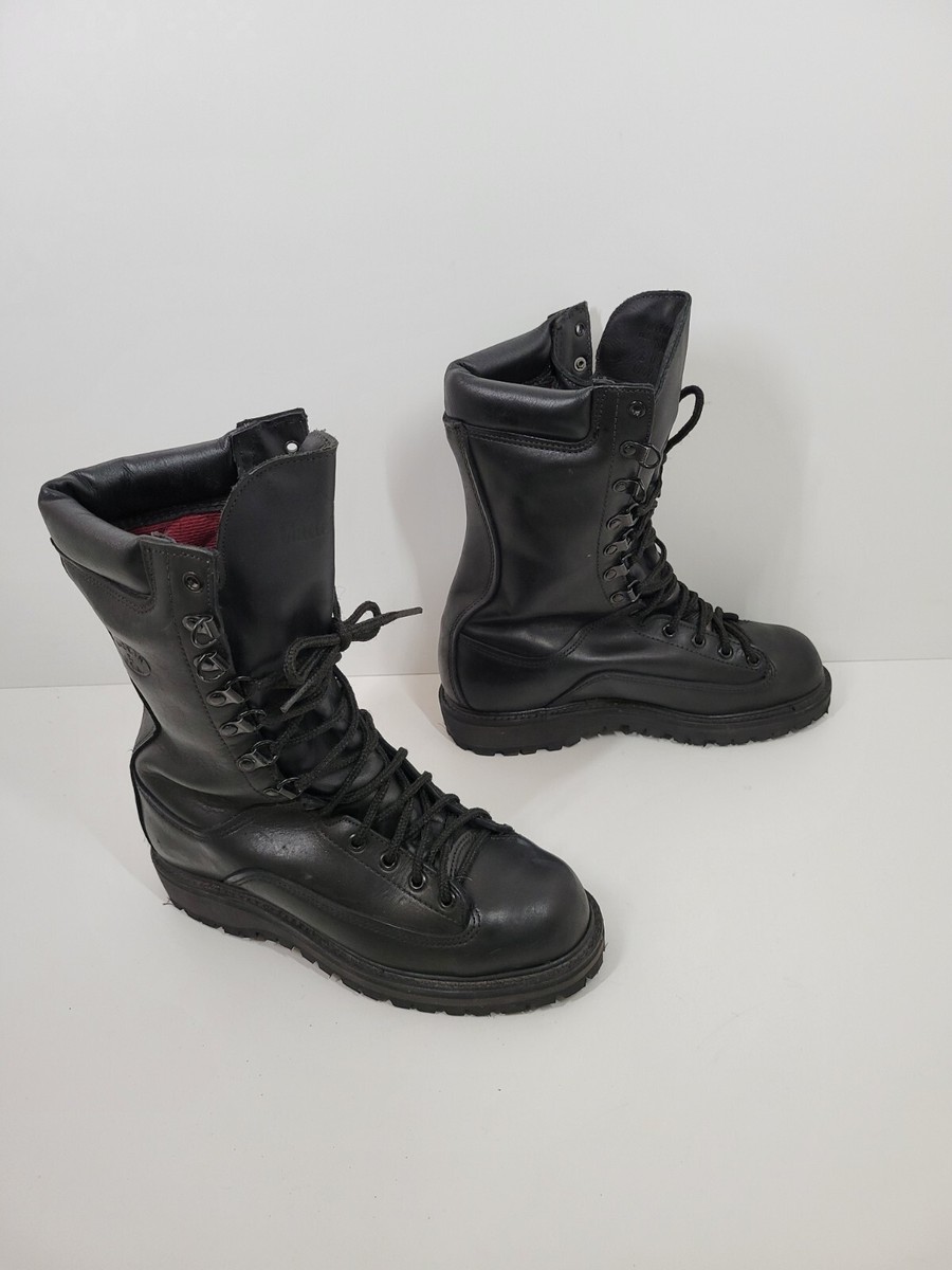 Matterhorn Black Leather GoreTex Waterproof Thinsulate Jump Boots Men Sz 6N  USA