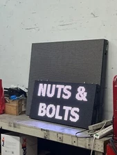 2x LED Sign Outdoor Indoor Full Color Programmable Message Digital P10 - 20”x40”