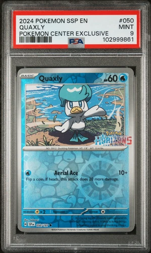 2024 Pokemon SSP Pokemon Center Exclusive Quaxly #50 PSA 9 Near Mint MT