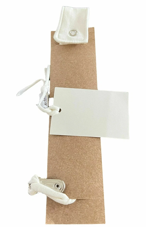 Handmade Baby Bebe’i Pacifier Chain Holder Clip Organic Fabric Ñanduti Lace - Image 4 of 4