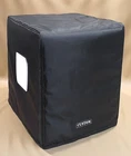 Custom padded cover for RCF SUB 18-AX (grill up orientation)