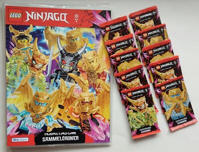 Lego Ninjago Trading Cards Serie 8 Crystalized  1 x Sammelmappe + 10 Booster